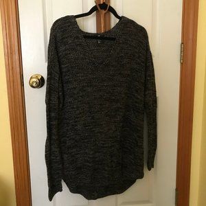 Light cotton v-neck sweater
